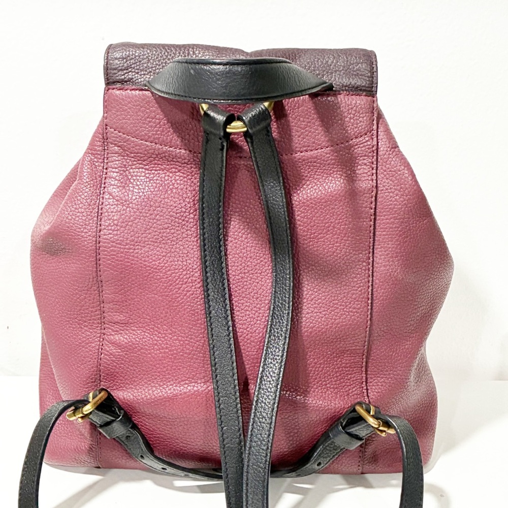 Coach Evie Backpack In Colorblock Leather Gold Brass Hardware Purse - Picture 4 of 8